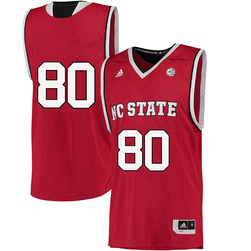 Men #80 Bobby Speight NC State Wolfpack College Basketball Jerseys-Red